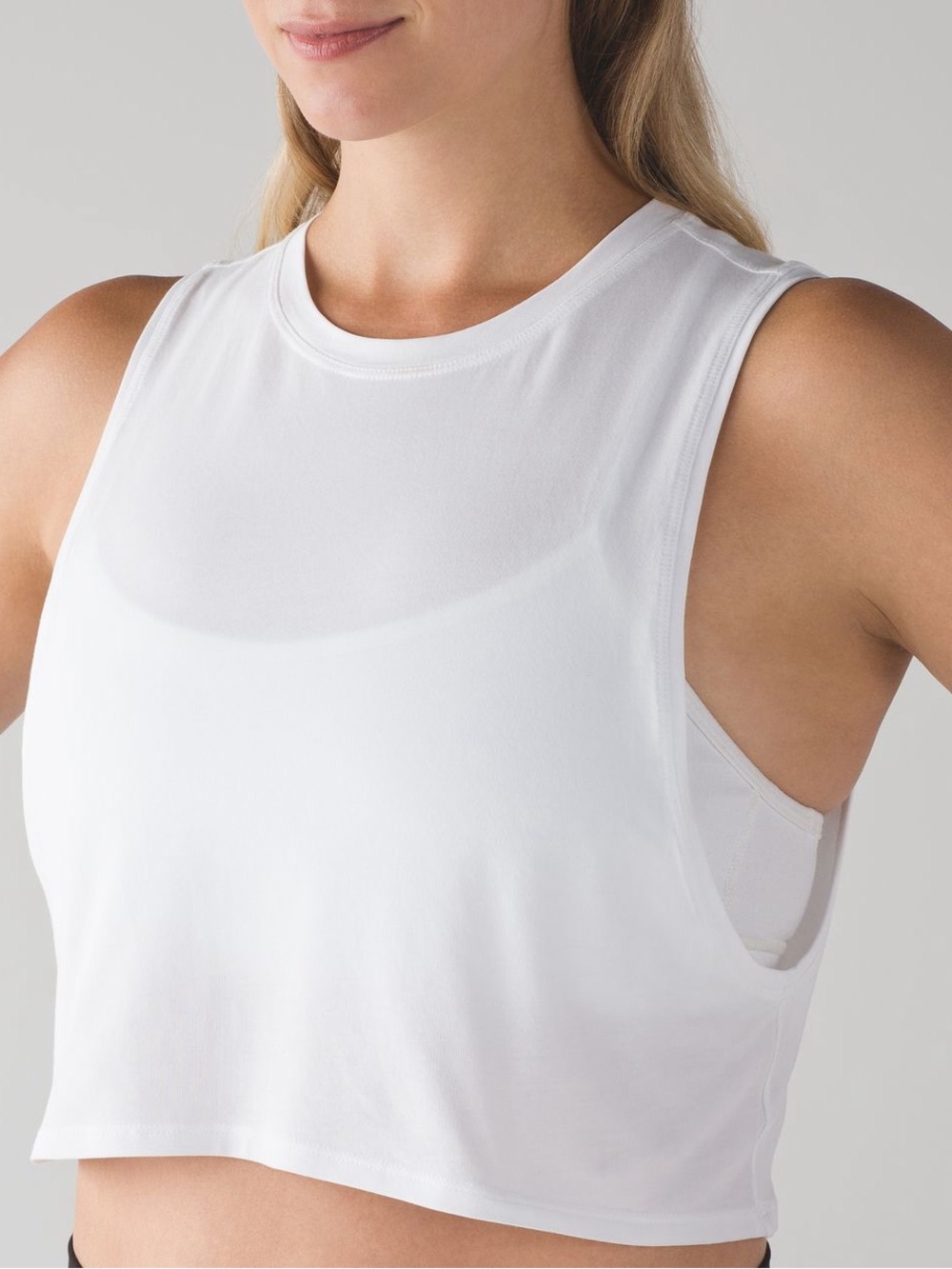 lululemon athletica Muscle Love Tank Top, White, 6